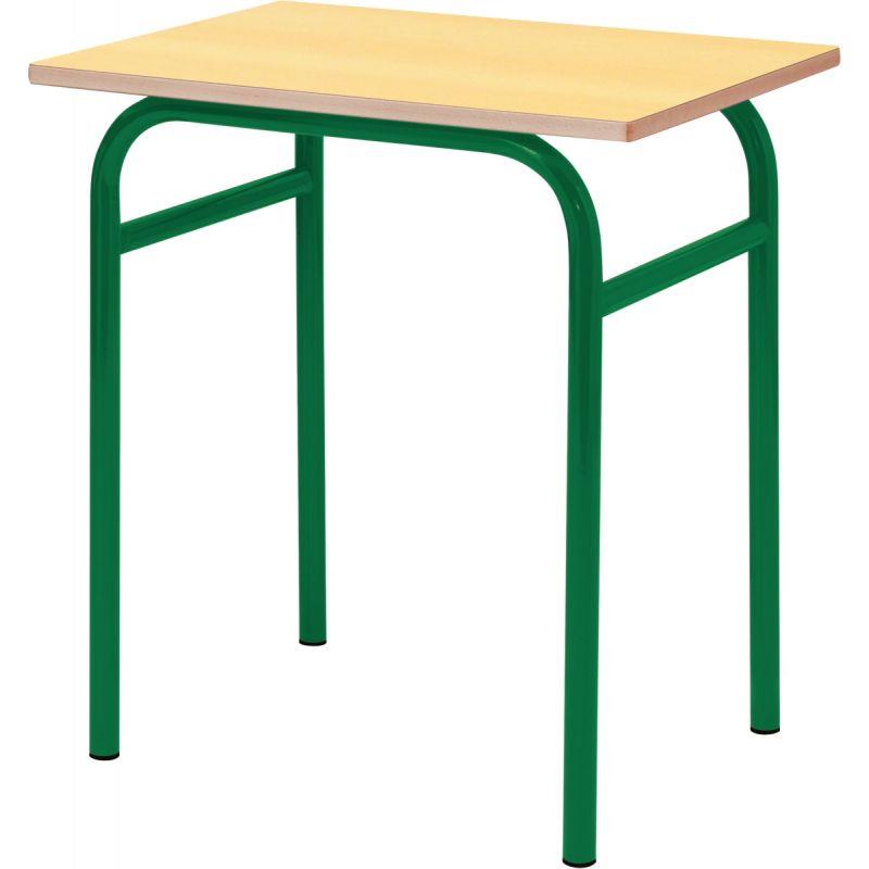 Ref. 94229, Table fixe 4 pieds 70x50cm T6 vert, Vert, marque N.C