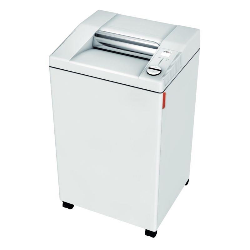 Ref. 94771, Destructeur 3104 coupe croisée 4x40mm 21 feuilles blanc, marque IDEAL