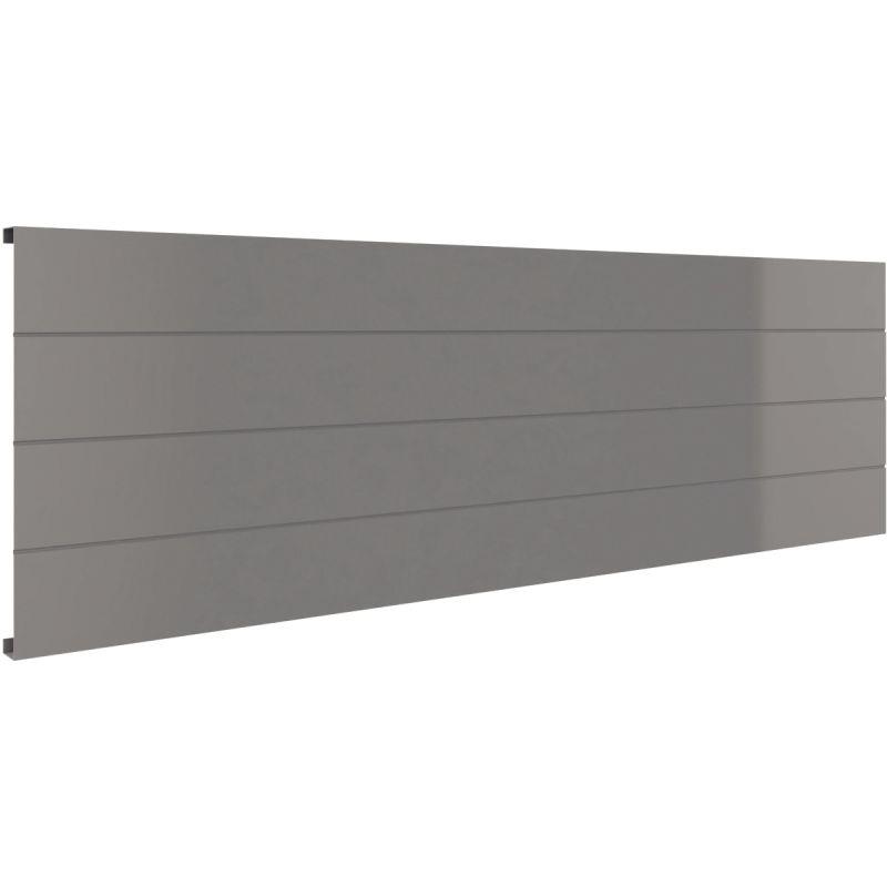 Ref. 94799, Voile de fond L110 cm pour bureau L140 cm Idol Gris Aluminium, marque N.C