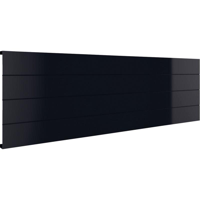 Ref. 94806, Voile de fond L150 cm pour bureau L180 cm Idol Gris Anthracite, marque N.C