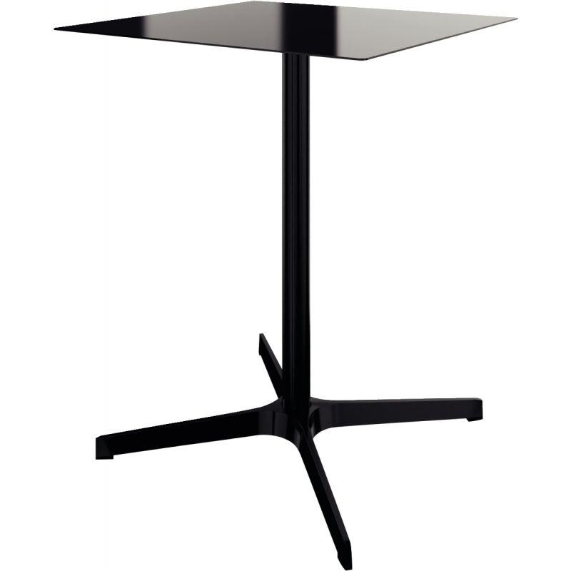 Ref. 94836, Table outdoor L60 cm x l60 cm x H73,5 cm Lucie Noir, marque N.C