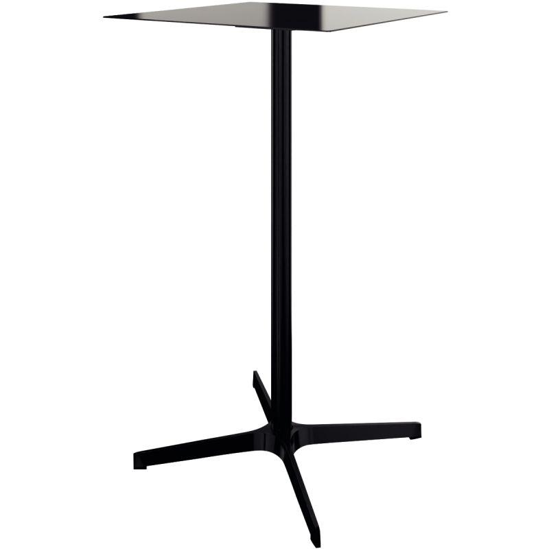 Ref. 94837, Table outdoor L60 cm x l60 cm x H7105 cm Lucie Noir, marque N.C