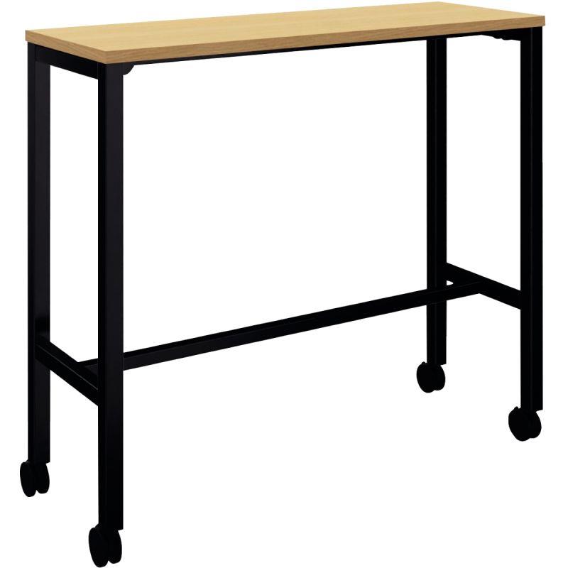 Ref. 95147, Table L120 cm x P40 cm x H104,5 cm Perform Mobile plateau Chêne Clair piétement Noir, marque N.C