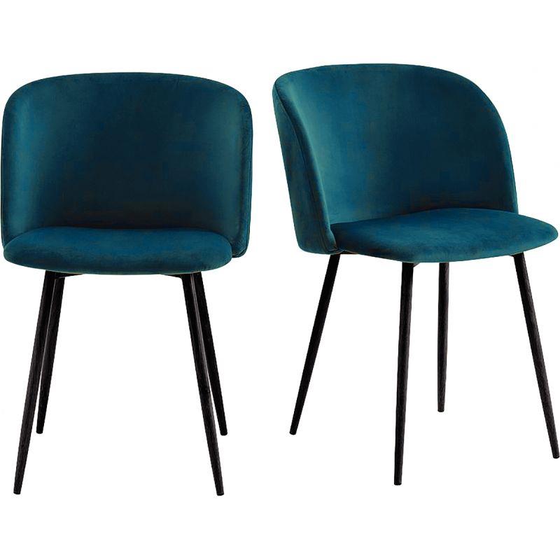 Ref. 95261, Lot de 2 fauteuils Must bleu, marque PAPERFLOW