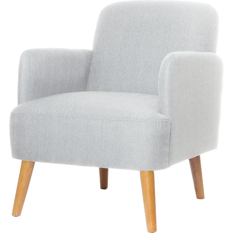 Ref. 95273, Fauteuil Brooks gris clair, marque PAPERFLOW