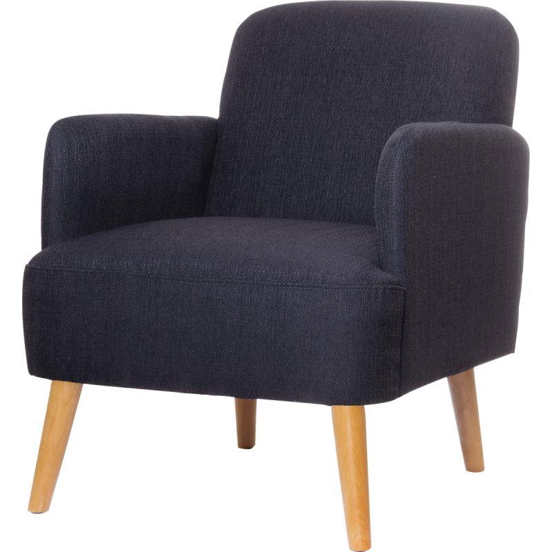 Ref. 95274, Fauteuil Brooks gris anthracite, marque PAPERFLOW