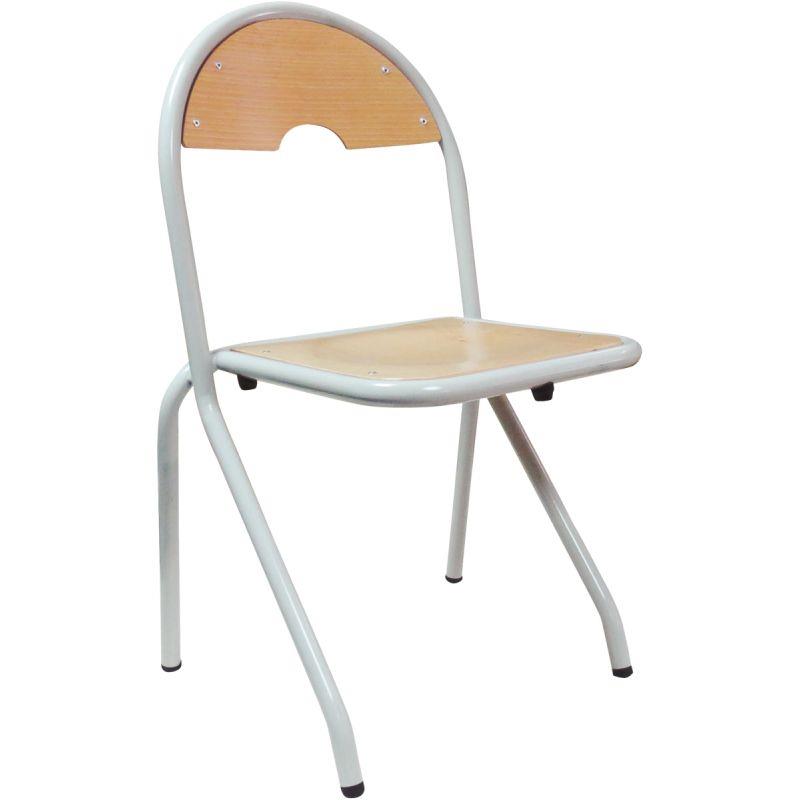 Ref. 95359, Chaise 4 pieds appui sur table T5 alu, marque N.C
