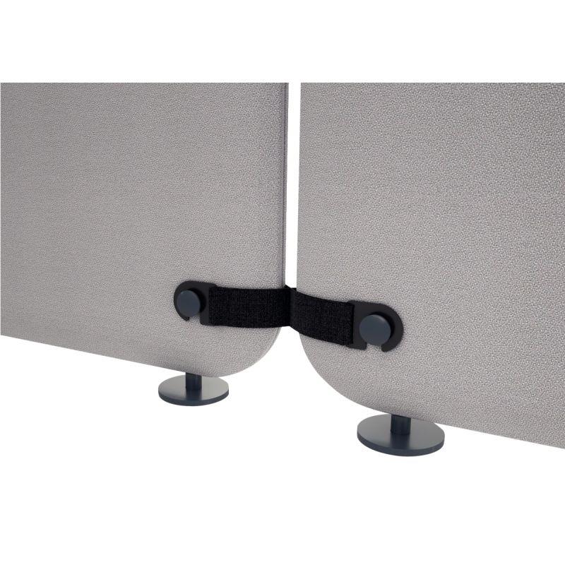 Ref. 95437, Lot de 2 kits de liaison cloison noir, marque N.C