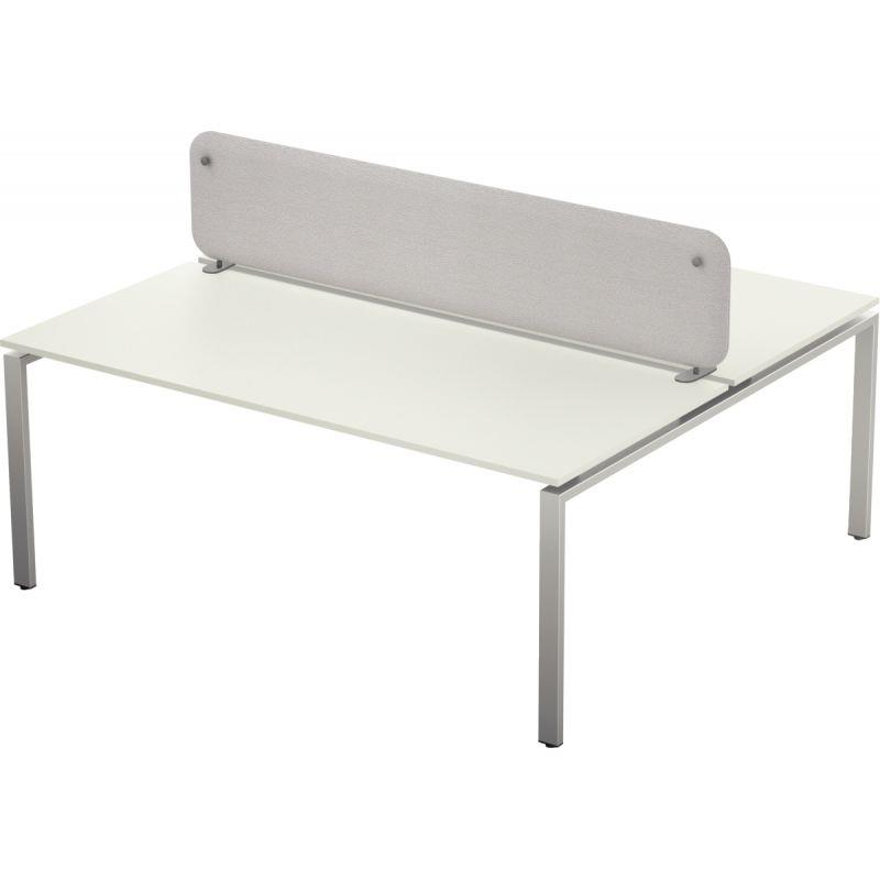 Ref. 95772, Panneau écran tissu acoustique frontal L140xH40cm gris, marque N.C