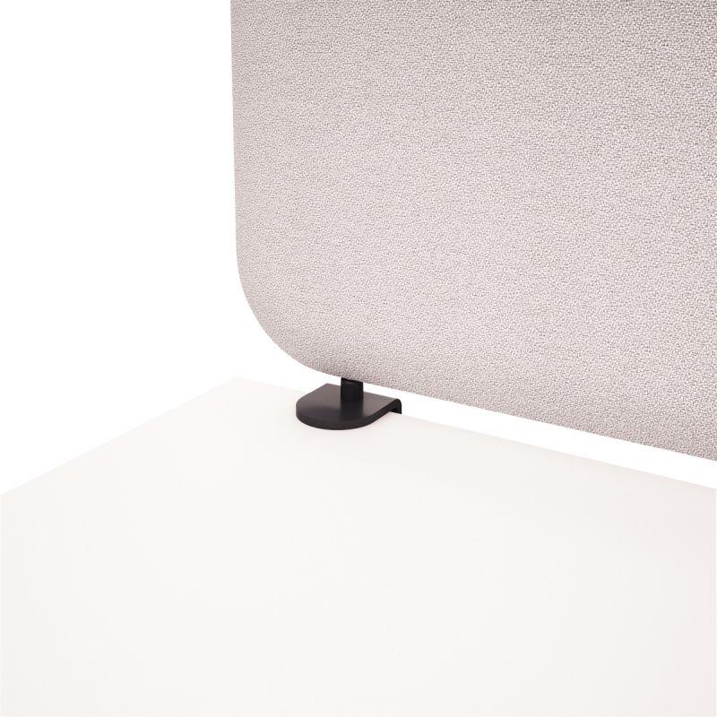 Ref. 95776, Lot de 2 pinces de fixation pour panneau acoustique H40cm anthracite, marque N.C