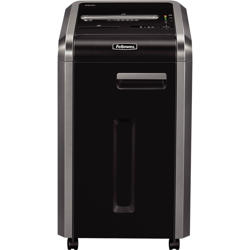 Ref. 95848, Destructeur 225Ci CC 20 feuilles noir, marque FELLOWES