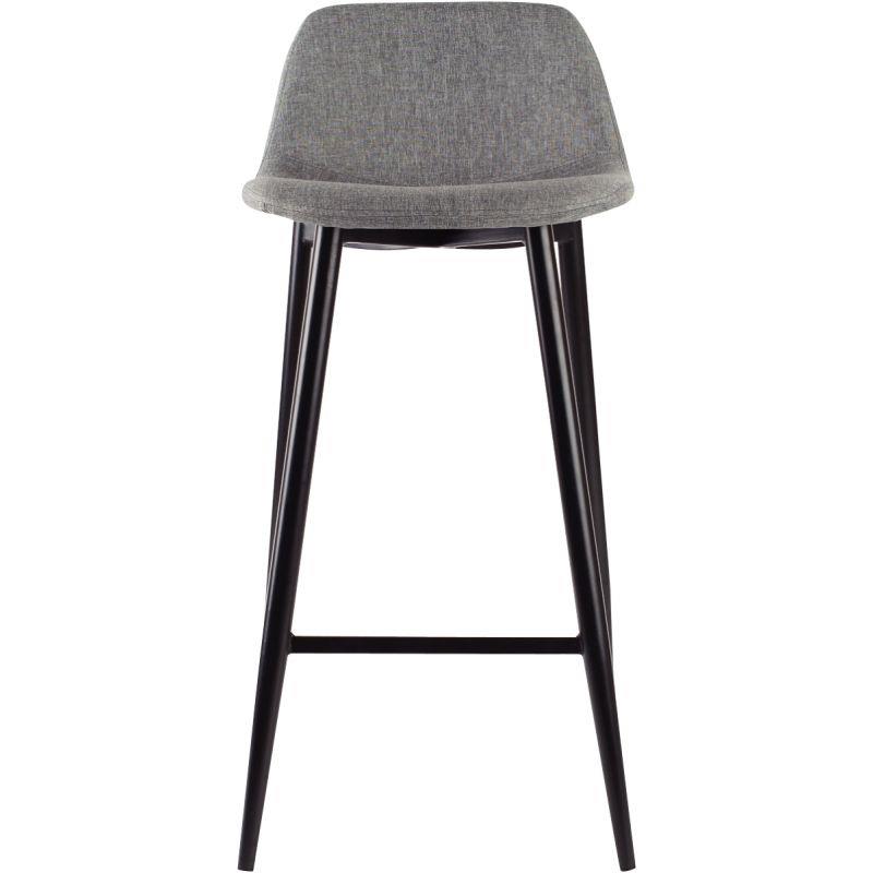 Ref. 96039, Lot de 2 tabourets Must gris, marque PAPERFLOW
