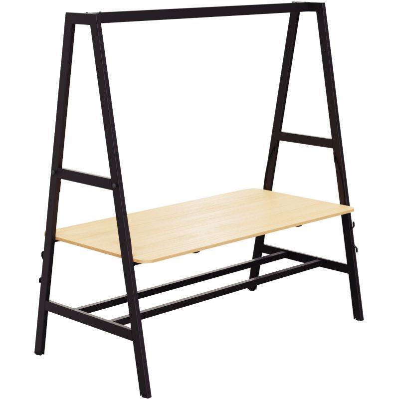 Ref. 96451, Table départ L180xP90cm Nomad plateau chêne clair/structure noir, marque N.C