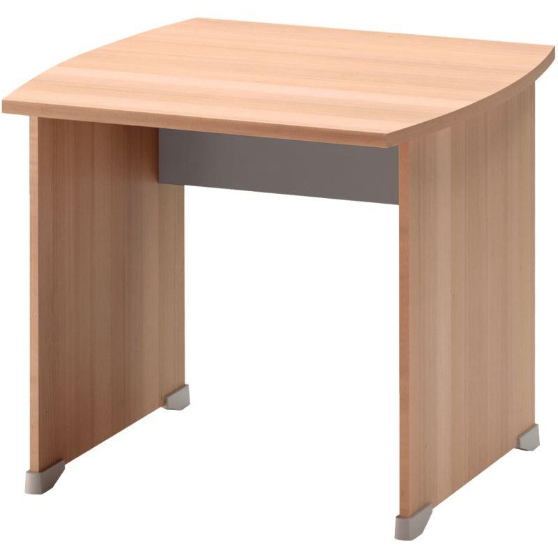 Ref. 96640, Table bureau pieds panneau L80 cm Jazz+ Hêtre, marque GAUTIER