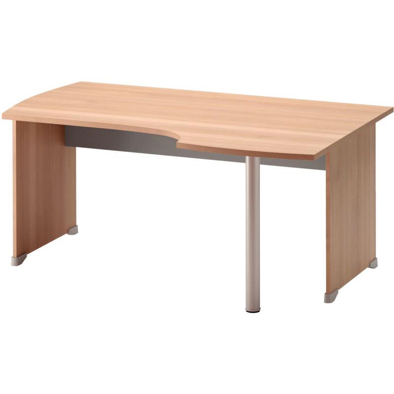 Ref. 96643, Plan compact 90° droite pieds panneau Jazz+ Hêtre, marque GAUTIER