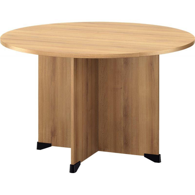 Ref. 96650, Table ronde Jazz+ Chêne du Bocage, marque GAUTIER