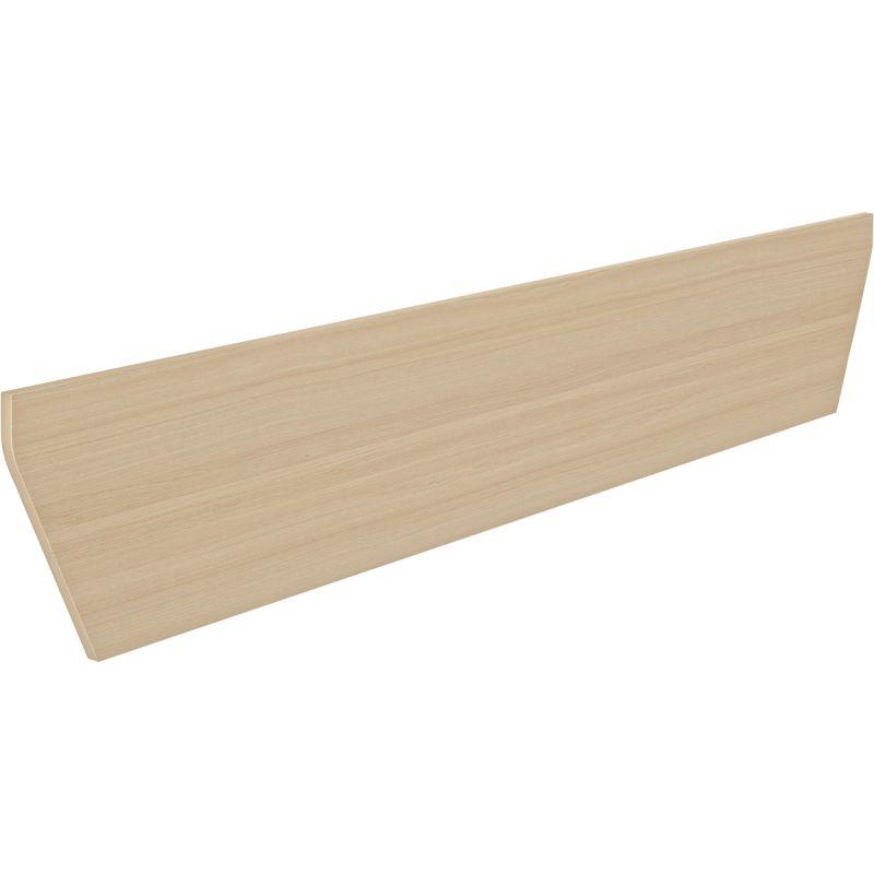 Ref. 96655, Option voile de fond pour bureau L190cm pour bureau L166cm E-Motion chêne structuré, marque GAUTIER