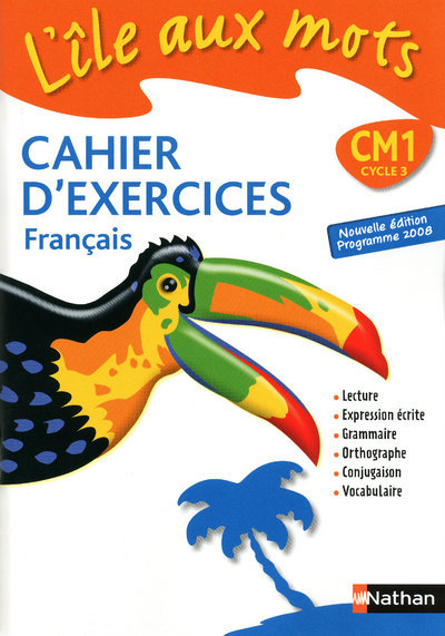 Ref. 9782091224091, L'île aux mots - cahier exercices - CM1, marque NATHAN