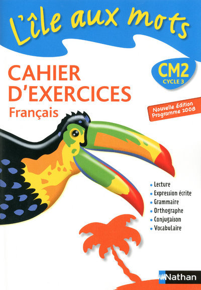 Ref. 9782091224107, L'île aux mots - cahier exercices - CM2, marque NATHAN