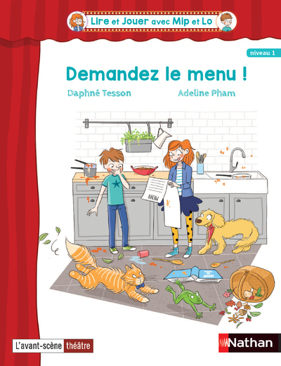 Ref. 9782091241708, Lire et jouer avec mip et lo - pièce 2 cycle 2 - demandez le menu !, marque NATHAN