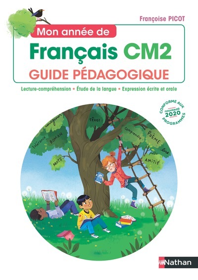 Ref. 9782091242583, Mon année de français - guide pédagogique CM2, marque NATHAN