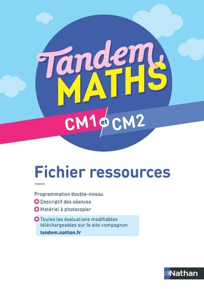 Ref. 9782091242705, Tandem maths CM1 et CM2 - fichier ressources, marque NATHAN