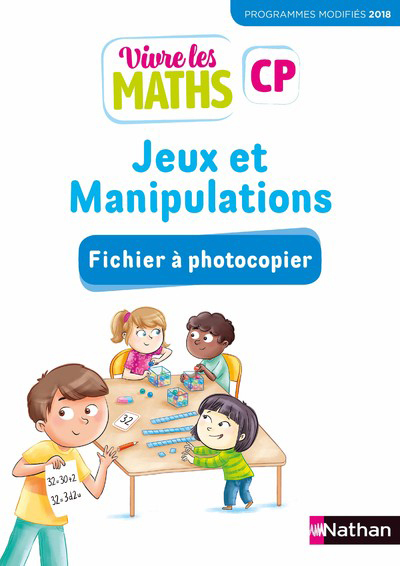 Ref. 9782091243399, Vivre les maths - fichier à photocopier - jeux et manipulations CP..., marque NATHAN