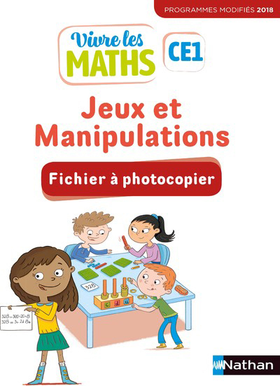 Ref. 9782091243405, Vivre les maths - fichier à photocopier - jeux et manipulations..., marque NATHAN