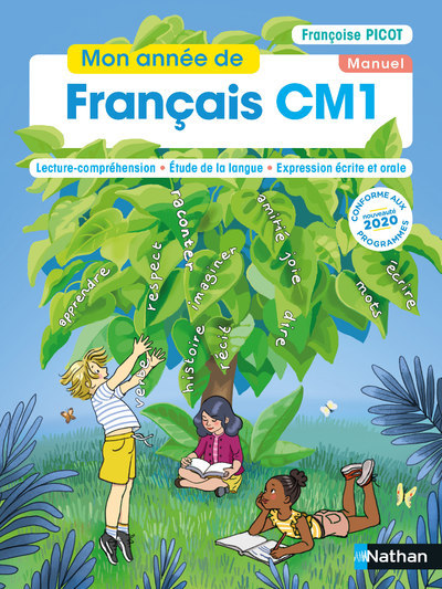 Ref. 9782091244105, Mon année de français - manuel CM1 - 2020, marque NATHAN