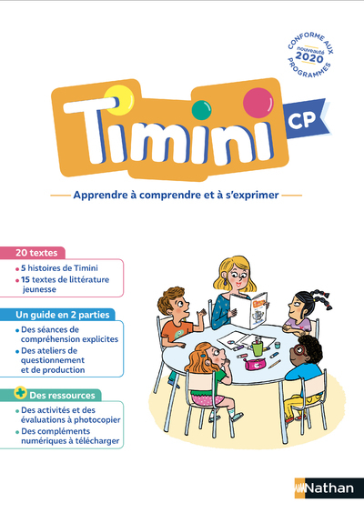 Ref. 9782091249032, Timini CP - fichier à photocopier compréhension, marque NATHAN