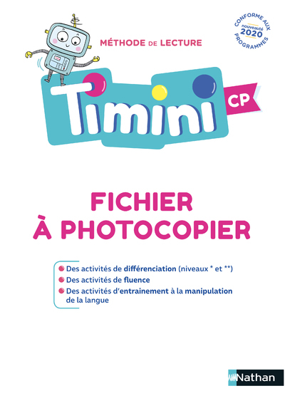 Ref. 9782091249049, Timini - fichier à photocopier - différentiation et manipulation CP, marque NATHAN