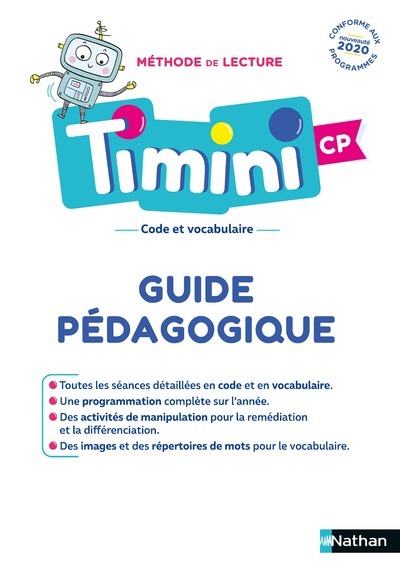 Ref. 9782091249056, Timini CP - guide pédagogique, marque NATHAN
