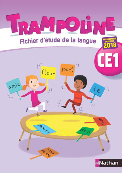 Ref. 9782091249254, Trampoline fichier d'étude de la langue CE1 2019, marque NATHAN