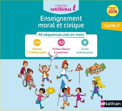 Ref. 9782091249773, Enseignement moral et civique - cycle 2 - ressources et activités..., marque NATHAN
