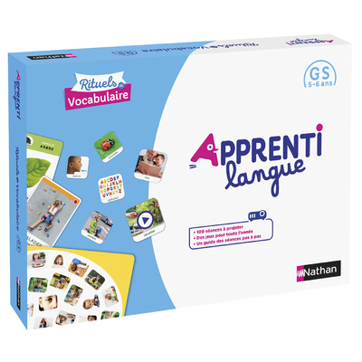 Ref. 9782091251400, Apprentilangue - rituels de vocabulaire GS, marque NATHAN