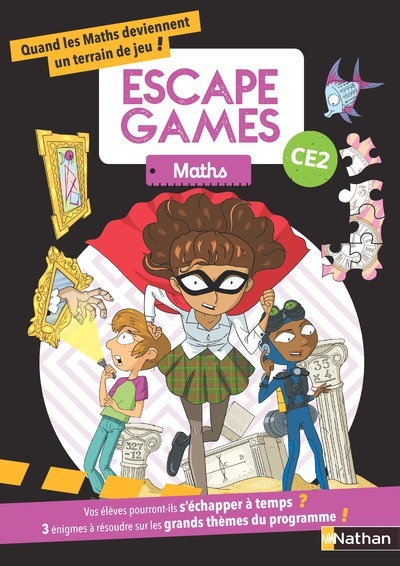 Ref. 9782091252032, Escape games - maths CE2, marque NATHAN