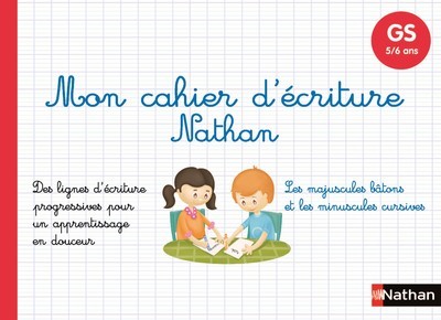Ref. 9782091933627, Mon cahier d'écriture GS, marque NATHAN