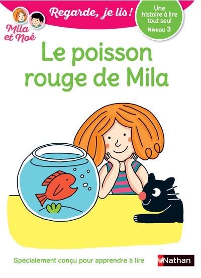 Ref. 9782091933979, Une histoire à lire tout seul - le poisson rouge de mila - niveau 3, marque NATHAN