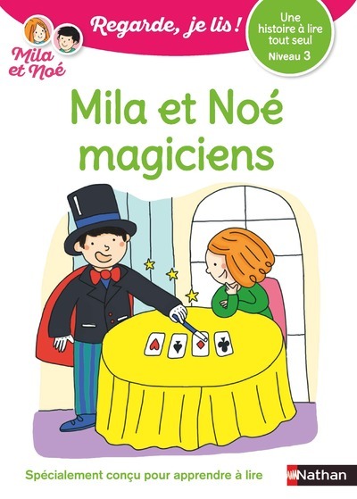 Ref. 9782091934969, Regarde je lis! une histoire à lire tout seul - mila et noé..., marque NATHAN