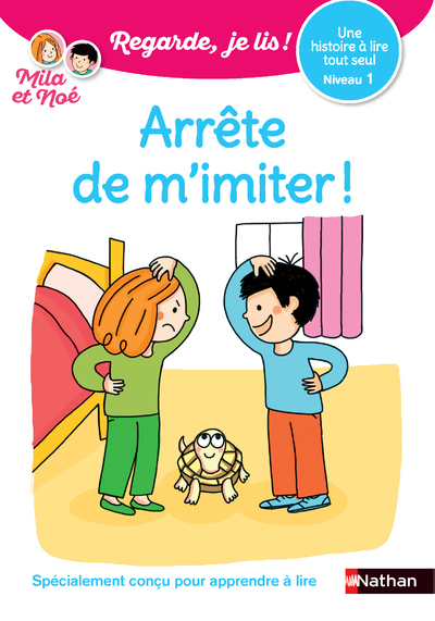 Ref. 9782091935577, Regarde je lis! une histoire à lire tout seul - arrête de m'imiter..., marque NATHAN