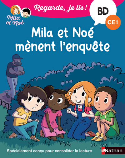 Ref. 9782091935836, Reg je lis ! bd mila et noé mènent l'enquête (CE1), marque NATHAN