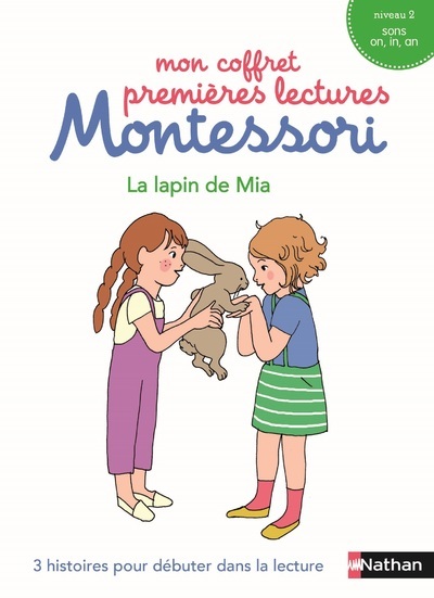 Ref. 9782092789254, Le lapin de mia - mon coffret premières lectures montessori, marque NATHAN
