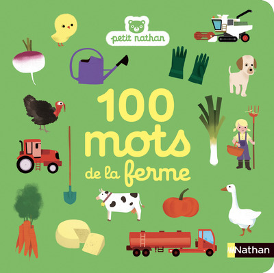 Ref. 9782092791554, Mes 100 premiers mots de la ferme, marque NATHAN