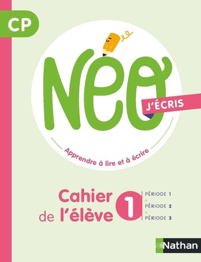 Ref. 9782095014742, Neo j'écris CP - cahier de l'élève 1