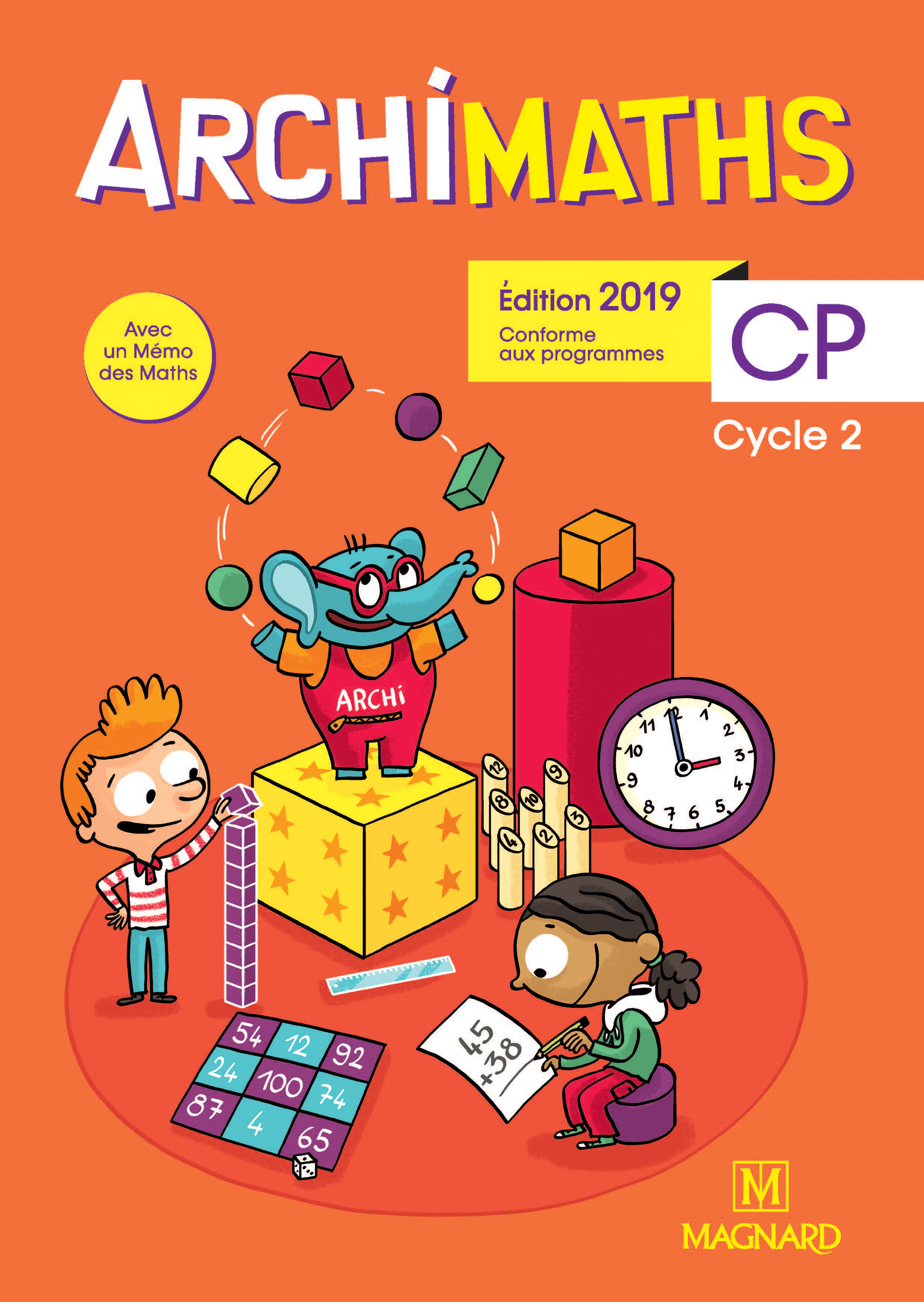Ref. 9782210505742, Archimaths CP (2019) - fichier de l'élève + mémo des maths