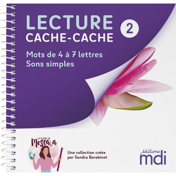 Ref. 9782223010912, Lecture cache-cache - livre 2 - sons simples 4 à 7 lettres, marque NATHAN