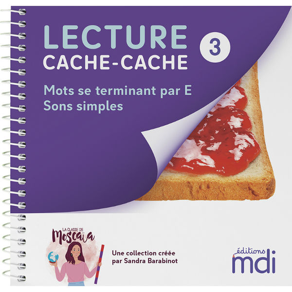 Ref. 9782223010929, Lecture cache-cache - livre 3 - sons simples le e en fin de mot, marque NATHAN
