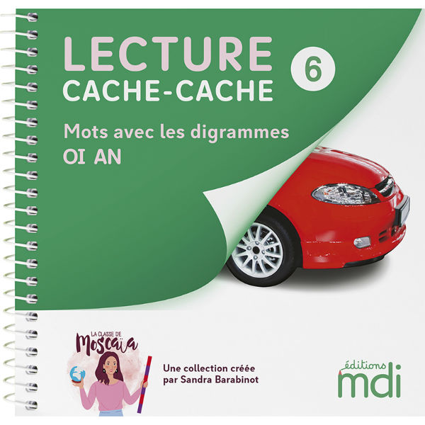 Ref. 9782223010950, Lecture cache-cache - livre 6 - digrammes oi, an, marque NATHAN