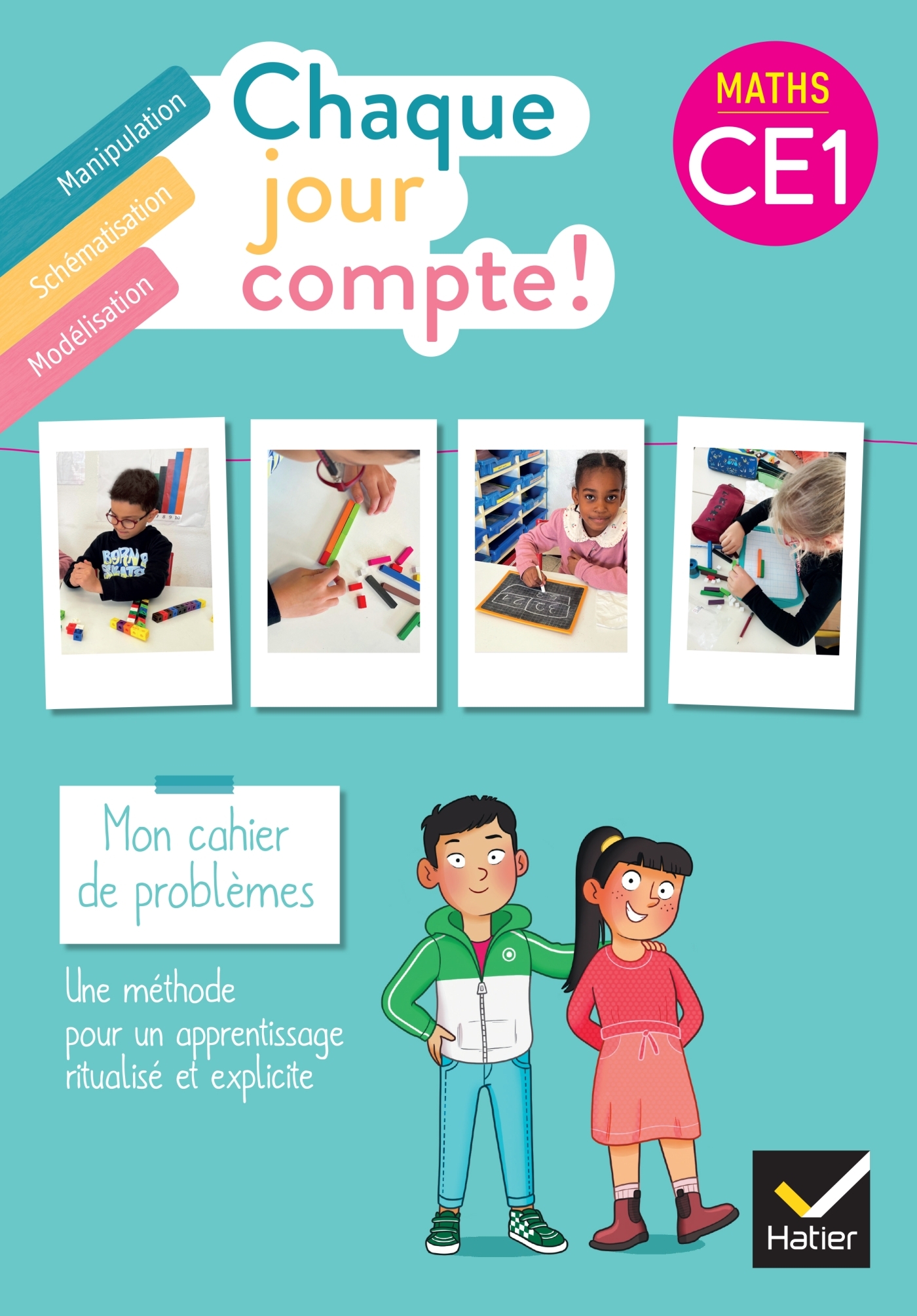 Ref. 9782401096479, Chaque jour compte - maths CE1 ed. 2023 - cahier de problèmes