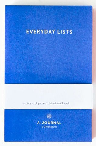 Ref. AJOMYJ91047, Bloc-notes A-Journal Bleu, marque A-JOURNAL